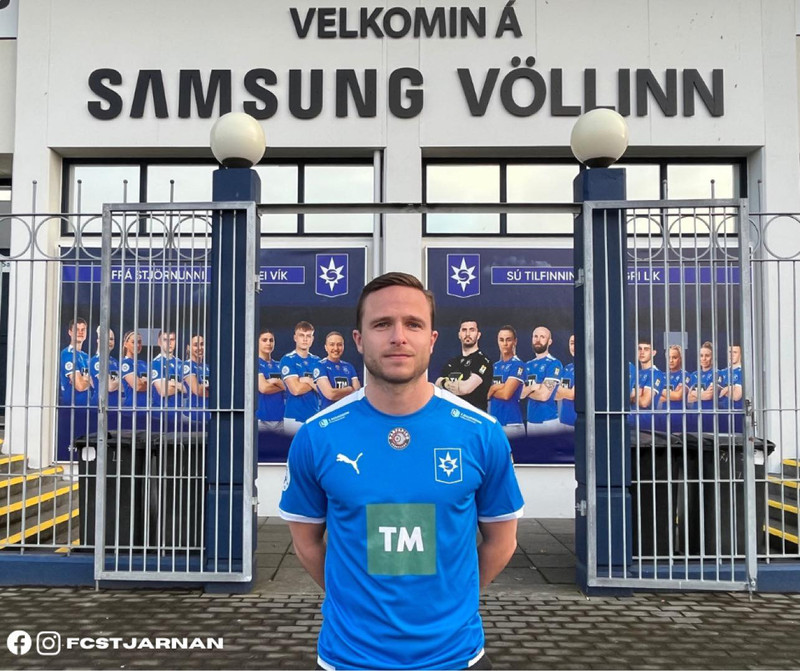Andri í Stjörnutreyjunni.