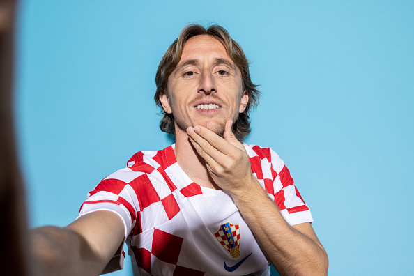 Luka Modric, leikmaður Króatíu.
