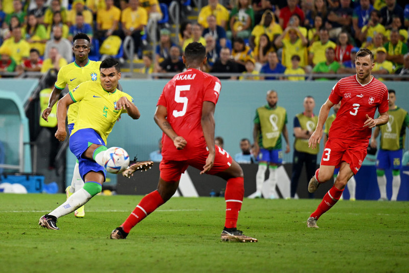 Casemiro skoraði glæsilegt mark.