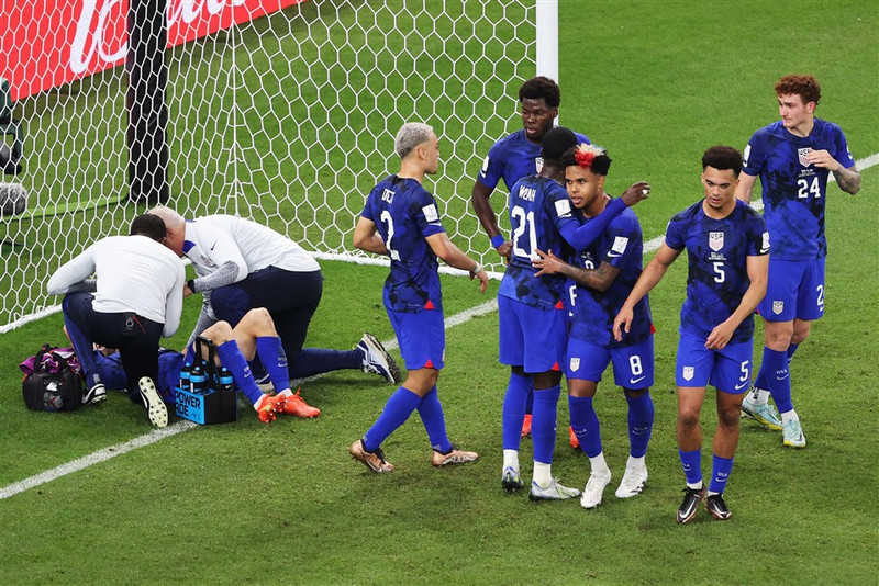 Pulisic þurfti að fara á spítala eftir markið