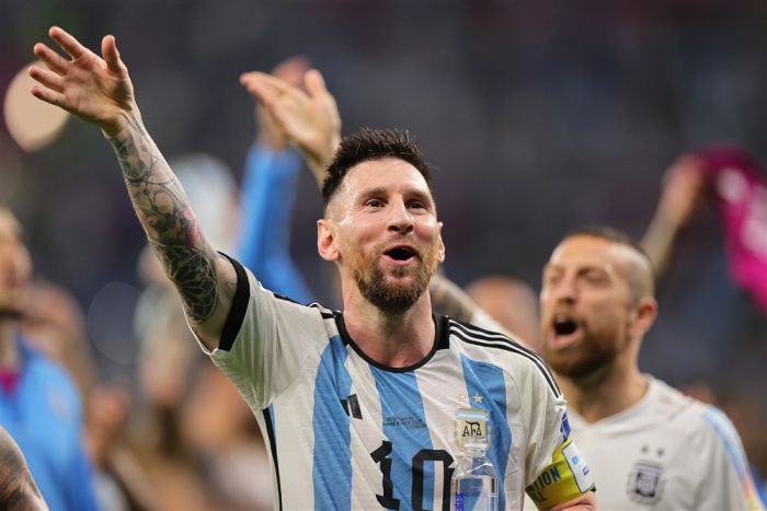 Lionel Messi var maður leiksins