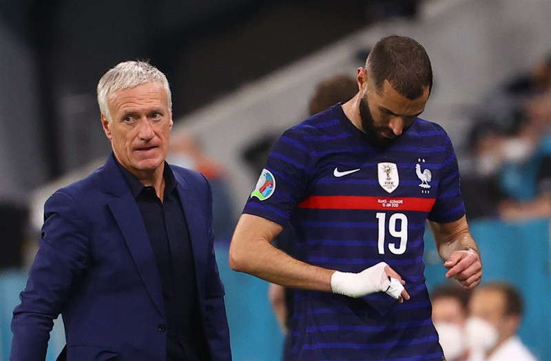 Karim Benzema og Didier Deschamps