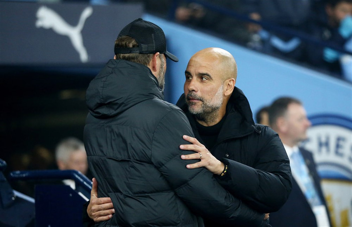 Jurgen Klopp og Pep Guardiola.