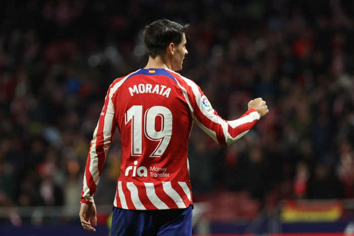 Alvaro Morata skoraði 50. deildarmark sitt í La Liga