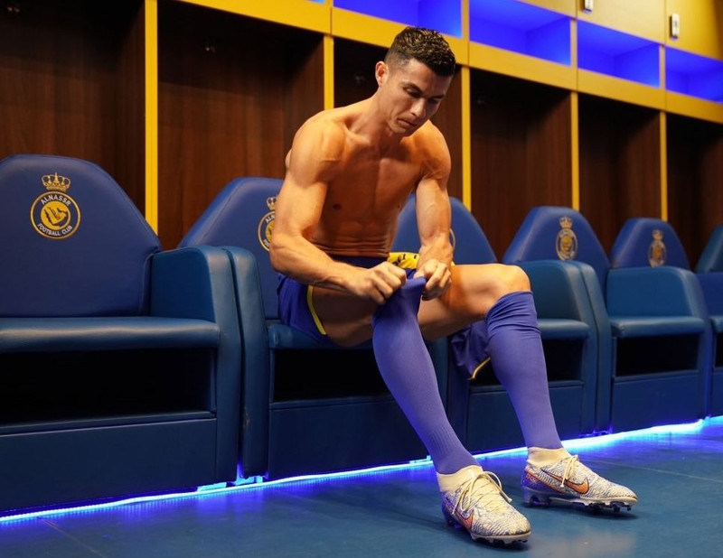 Al-Nassr útskýrir látbragð Ronaldo: Meiddist á pungnum