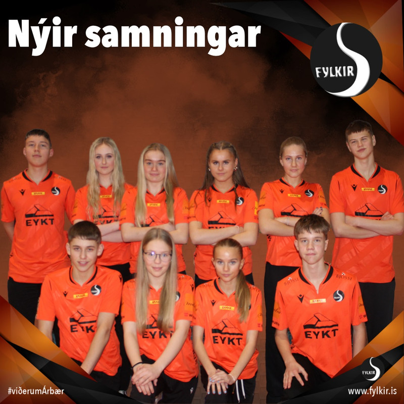 Fylkir gerir samninga við ellefu úr afreksstarfinu