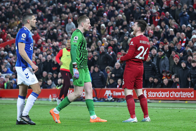 Sjáðu slagsmálin á Anfield og fyrsta mark Gakpo