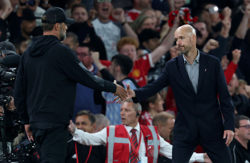 Erik ten Hag og Jürgen Klopp