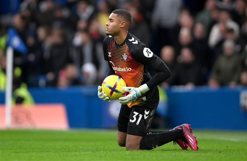 <b>Markvörður: Gavin Bazunu – Southampton</b>, Írinn ungi hefur átt misjafna leiki á sínu fyrsta tímabili í ensku úrvalsdeildinni. En hann var maður leiksins í markalausu jafntefli gegn Manchester United á Old Trafford.