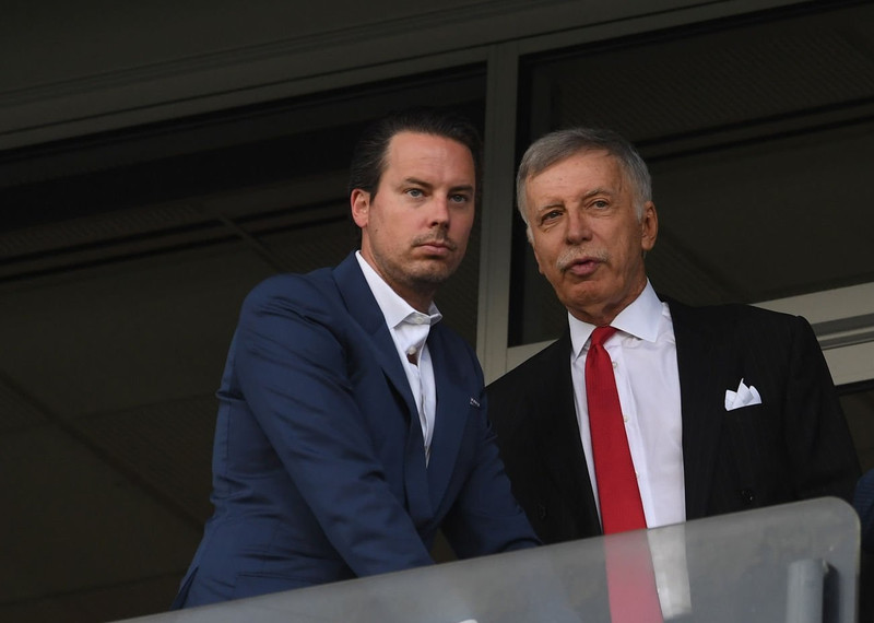 Kroenke feðgar, Josh og Stan.