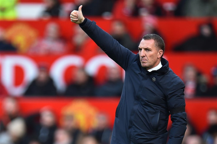 Brendan Rodgers, stjóri Leicester.