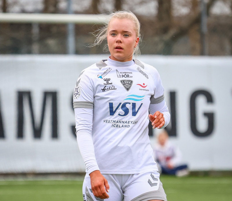 Thelma Sól skoraði eina mark leiksins á 60. mínútu.