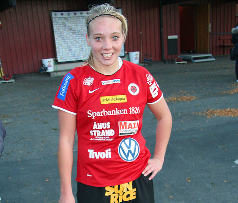Í búningi Kristianstad