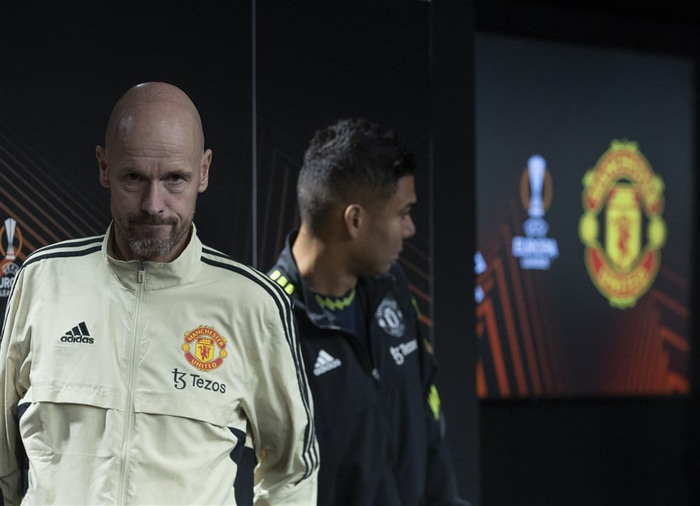 Erik ten Hag, stjóri Manchester United.