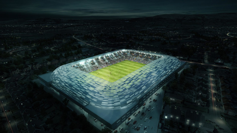 Casement Park (Belfast) (34,500) - Framkvæmdir ekki hafnar