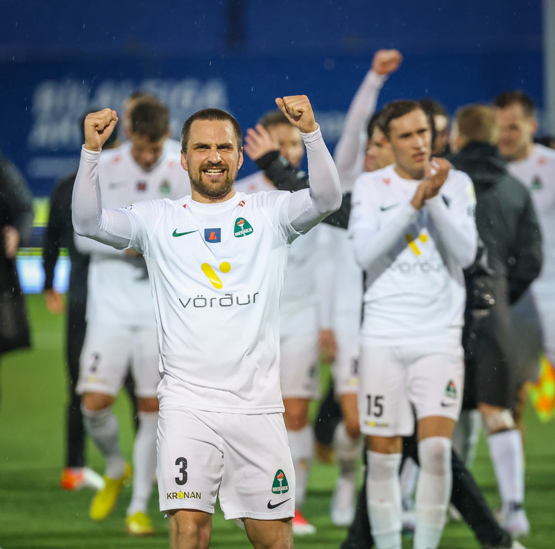 Oliver skoraði fyrra mark Blika í sigrinum á Fjölni