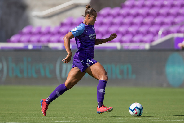 Í leik með Orlando Pride.