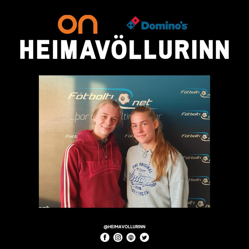 Katla Tryggvadóttir og Sædís Rún Heiðarsdóttir eru á leið í lokakeppni EM með U19