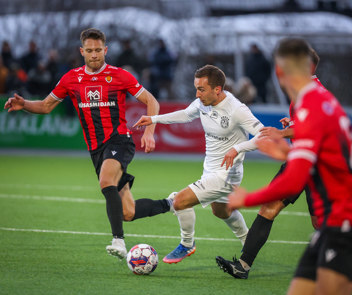 Úr deildarleik Víkings og KR fyrr á þessu tímabili, leik sem Víkingur vann 3-0.