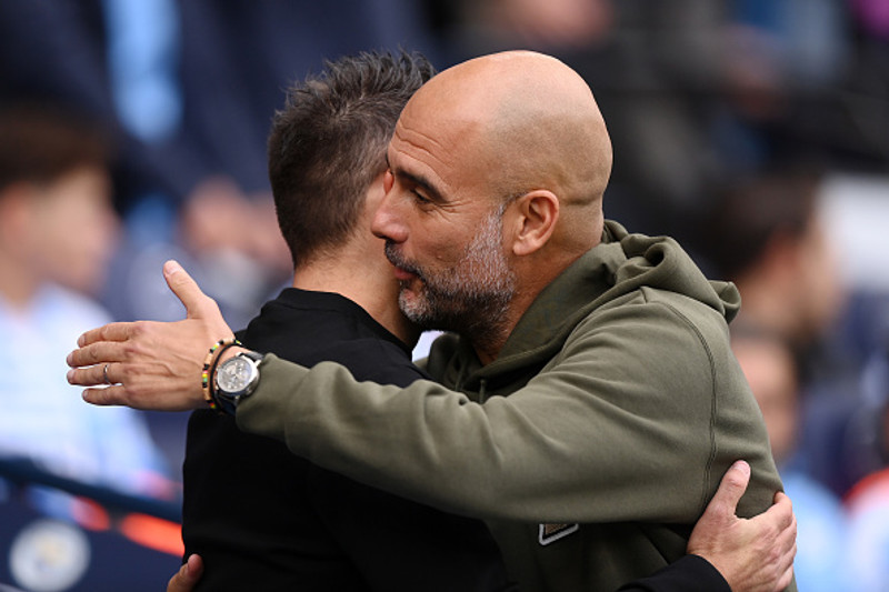 De Zerbi og Guardiola