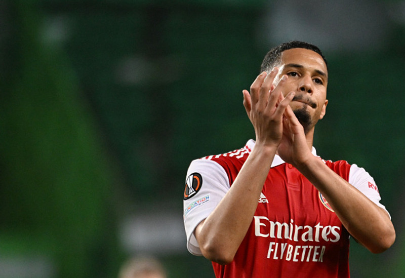 <b>Varnarmaður - William Saliba (Arsenal):</b> Ákaflega traustur og öruggur í öllum sínum aðgerðum gegn Everton.