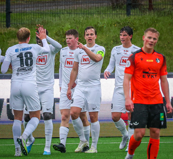 ÍBV tapaði fimm leikjum í röð áður en það vann í dag