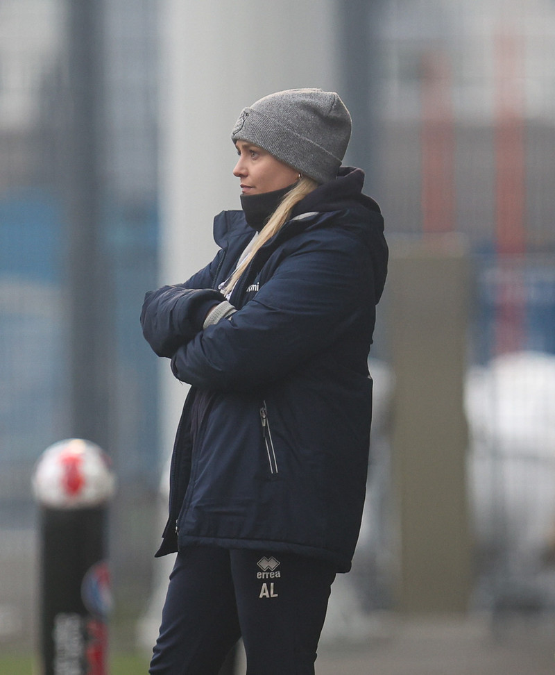 <b>Aníta Lísa Svansdóttir, þjálfari Fram</b>