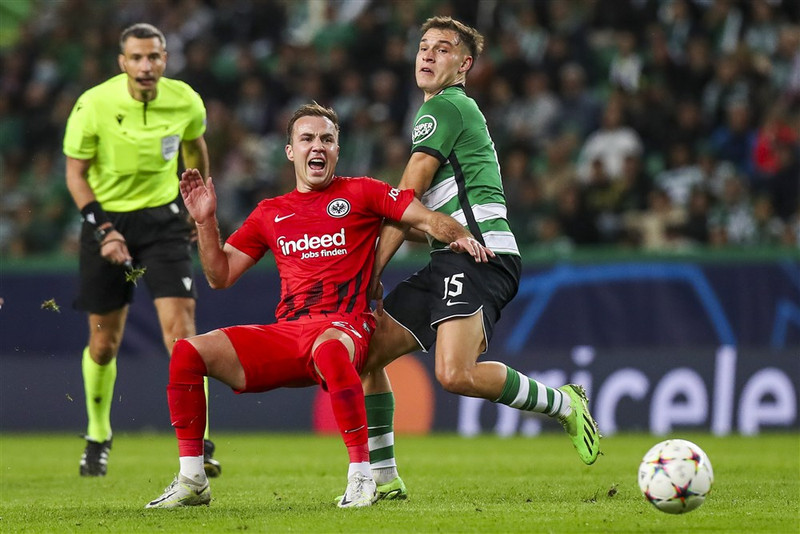 Mario Götze var frábær með Frankfurt