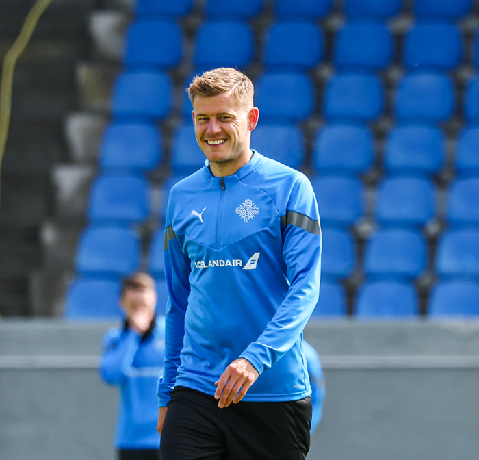 Alfreð Finnbogason er liðsfélagi Sævars hjá Lyngby.