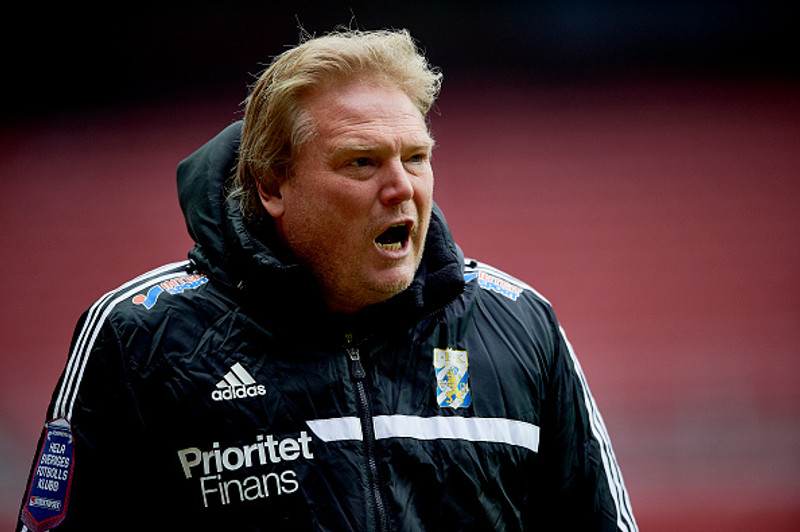 Lennartsson sem þjálfari Gautaborgar 2015.