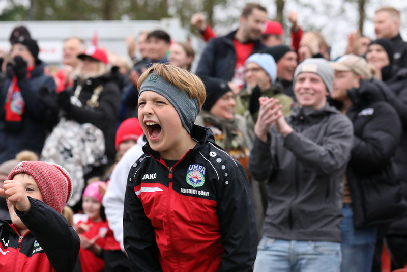Myndaveisla: Harley og nudd þegar Afturelding vann toppslaginn