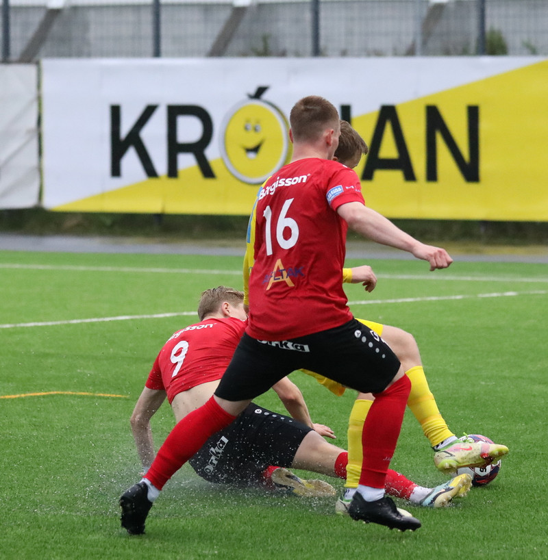 Myndaveisla: Harley og nudd þegar Afturelding vann toppslaginn