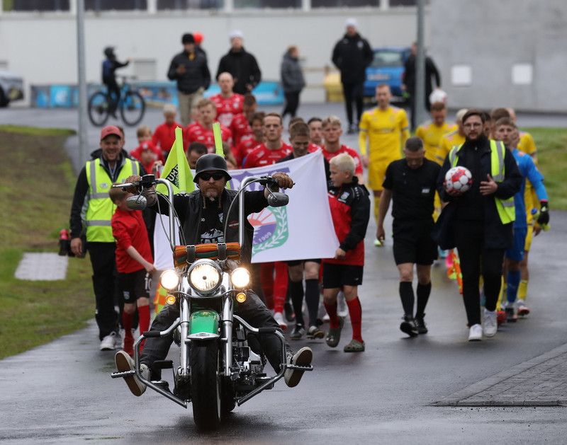 Myndaveisla: Harley og nudd þegar Afturelding vann toppslaginn