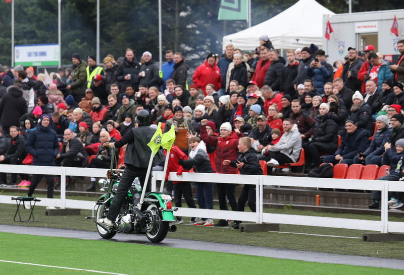 Myndaveisla: Harley og nudd þegar Afturelding vann toppslaginn