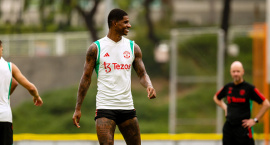 Rashford slapp ómeiddur frá bílslysi