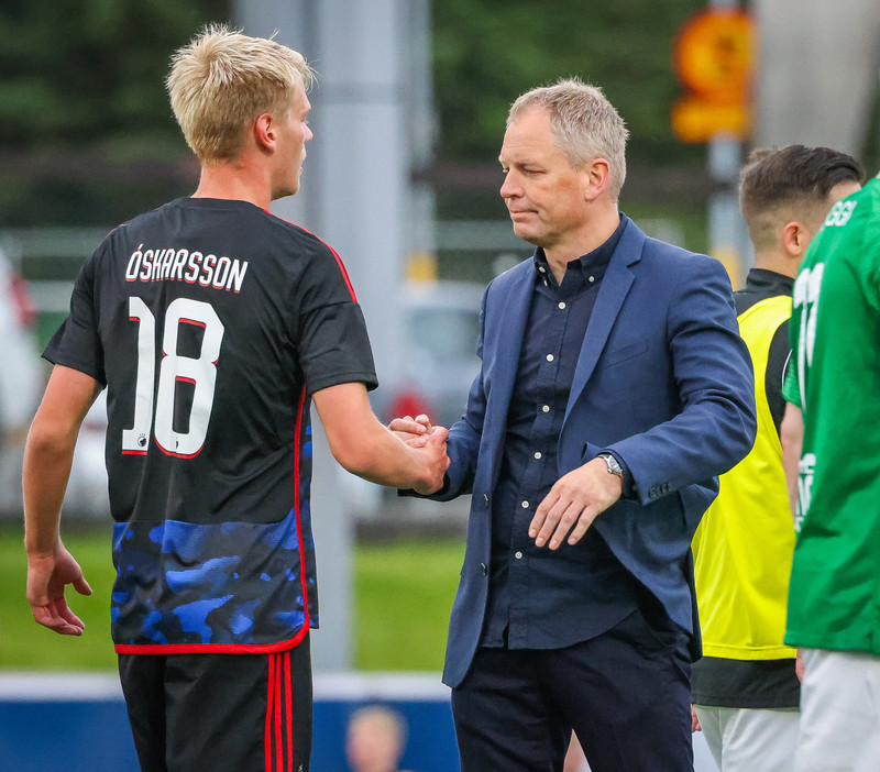 Orri Steinn og Óskar Hrafn.