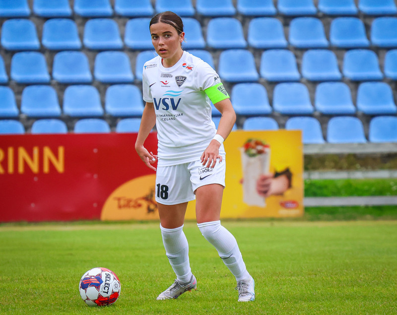 Haley er 24 ára og kom til ÍBV frá Bandaríkjunum fyrir tímabilið 2022.