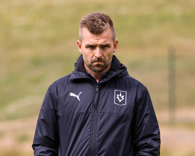 Jökull stýrði liðinu ekki í gær þar sem hann er að taka UEFA Pro.