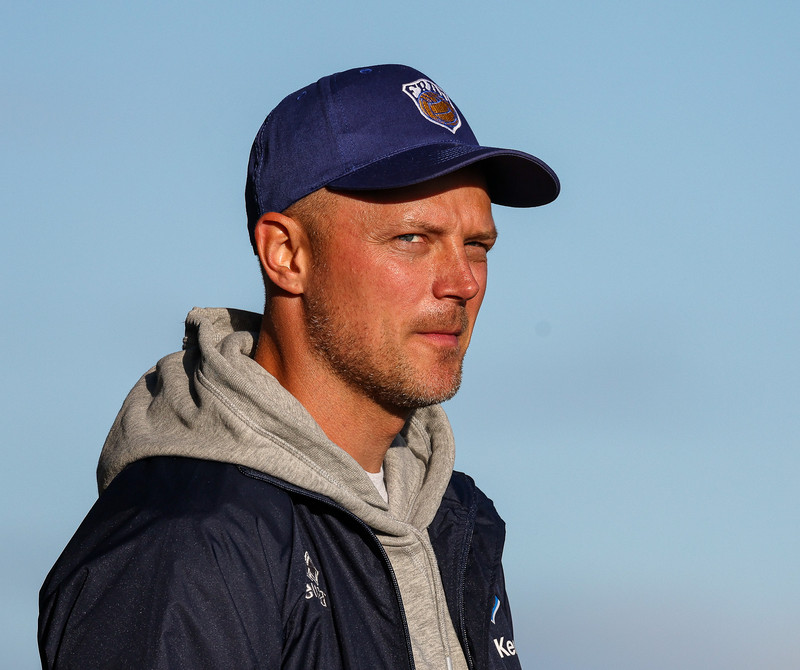 Ragnar á hliðarlínunni í dag.