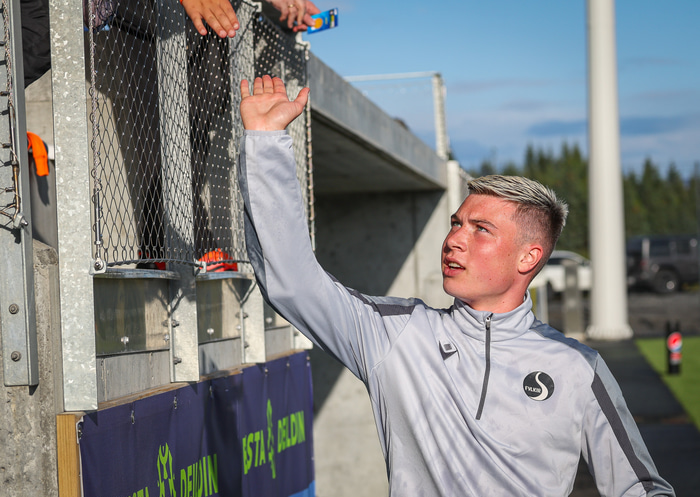 Ómar Björn Stefánsson átti góðan leik í liði Fylkis
