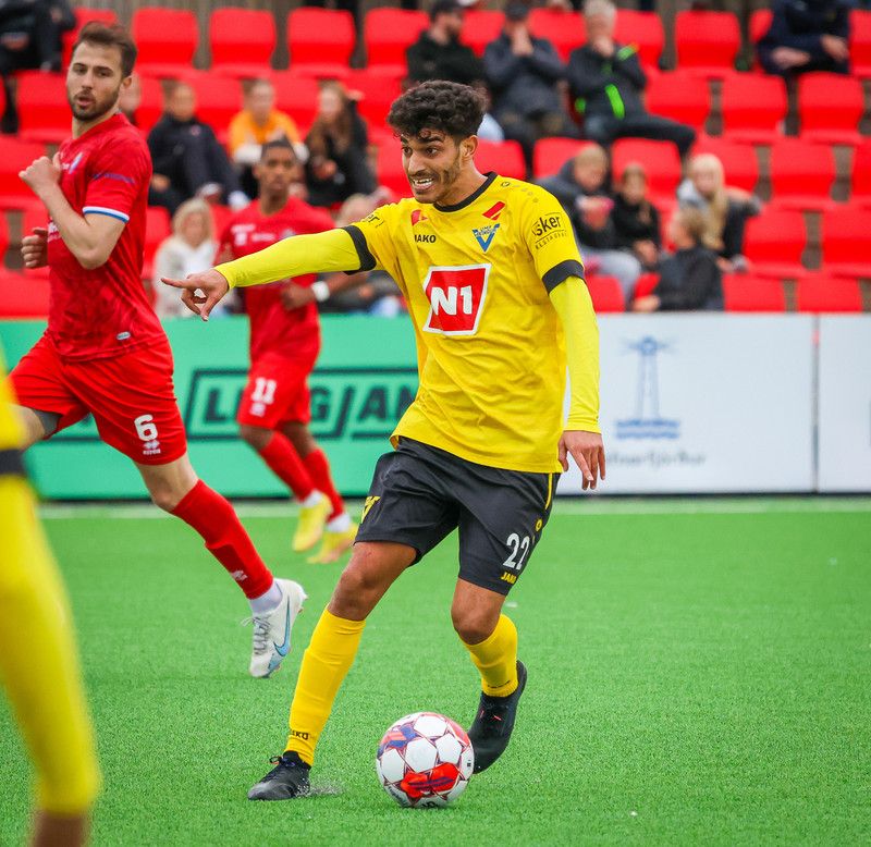 Abdelhadi Khalok skoraði þrennu fyrir KFA í dag