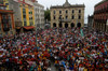 Gijon Spánn fanzone