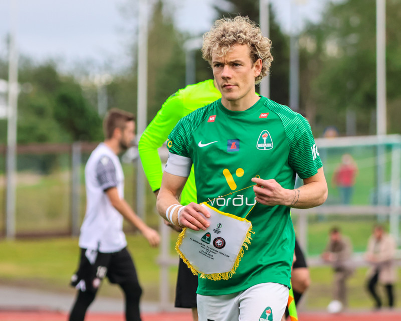 Höskuldur Gunnlaugsson fyrirliði Breiðabliks