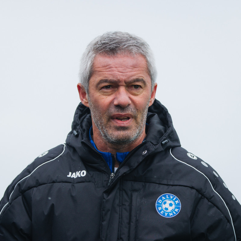Dragan Kristinn Stojanovic, þjálfari Dalvíkur/Reynis.