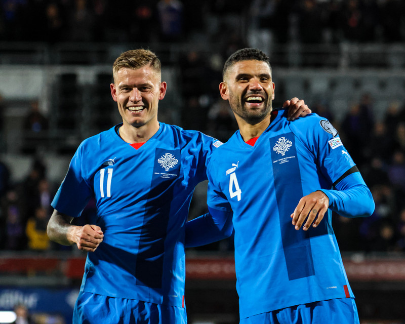 Alfreð Finnbogason og Guðlaugur Victor voru saman hjá Eupen.