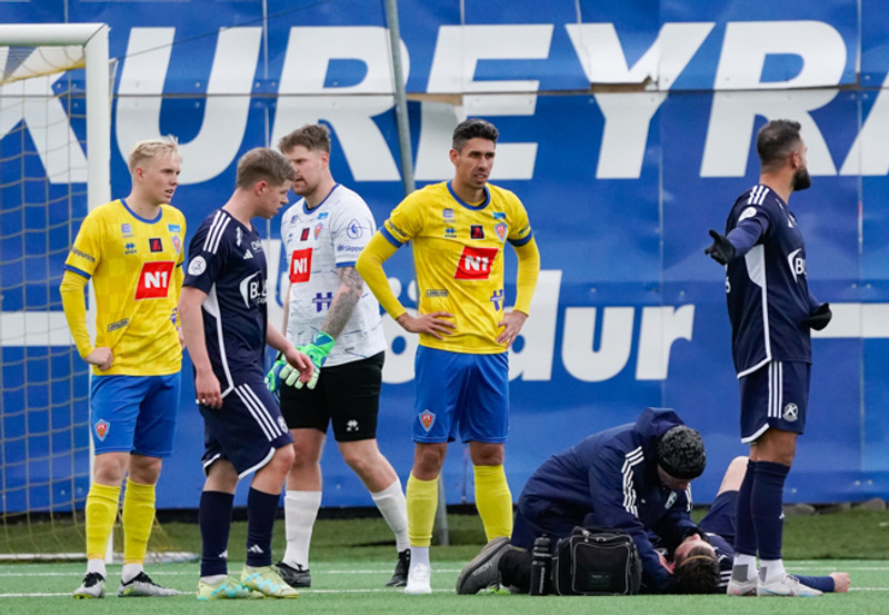 Myndaveisla: KA vann Keflavík í neðri hlutanum