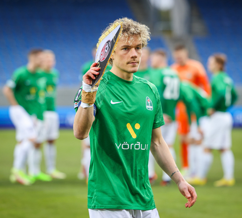 Fyrirliðinn Höskuldur Gunnlaugsson.
