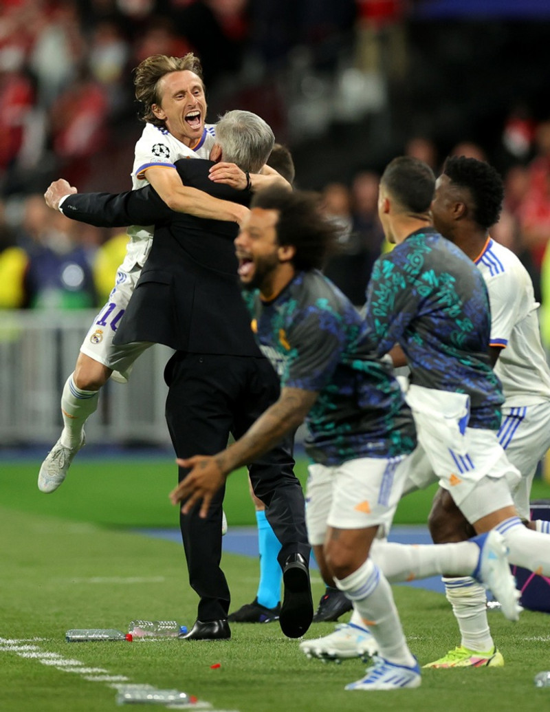 Luka Modric skoraði sigurmarkið
