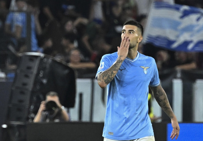 Mattia Zaccagni átti frábæran leik í liði Lazio