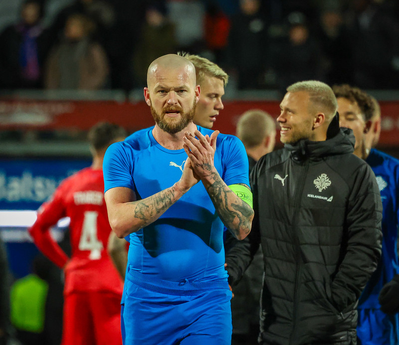Aron Einar gaf þjálfaranum skýr svör um stöðuna á sér